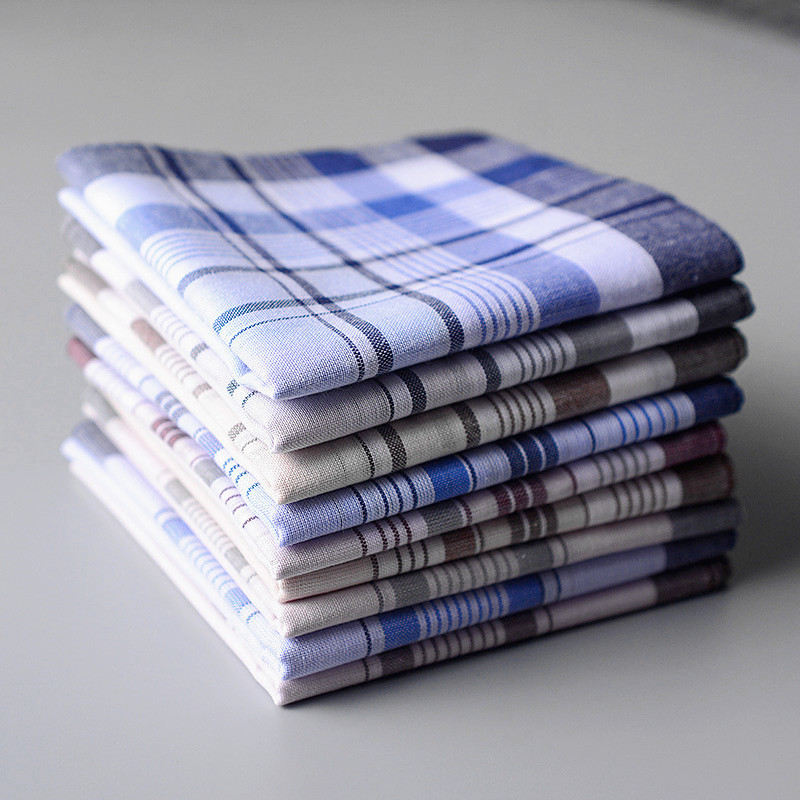 Handkerchief Cotton Men - Sapu Tangan Katun 100% Motif Kotak-kotak,