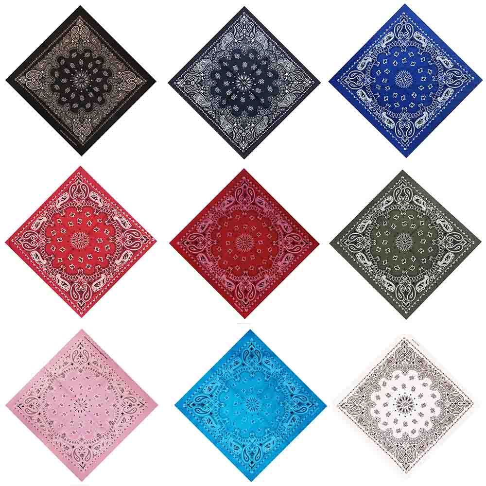 Handkerchief Cotton Men - Syal Pria Katun Motif Paisley, Syal