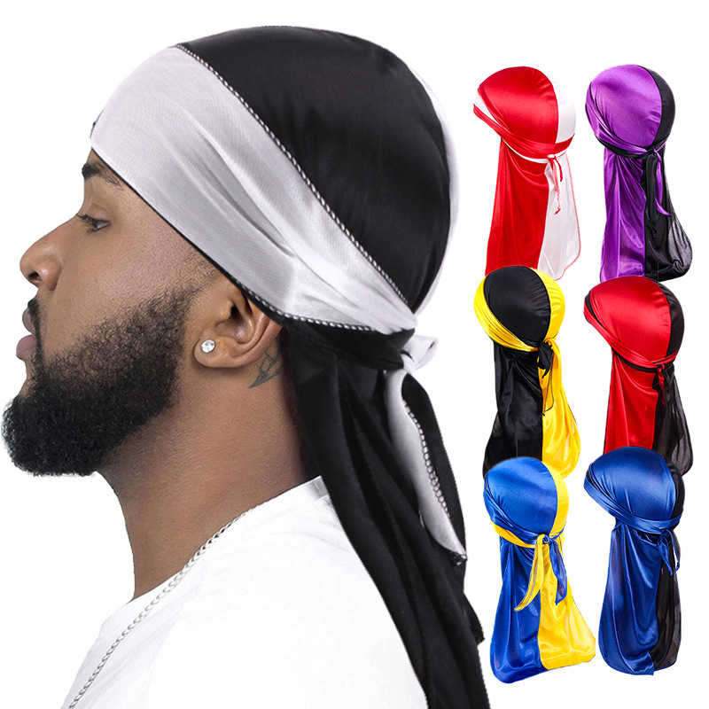 Bandana Doo Rag - Penutup Kepala Ekor Panjang Durag Halus