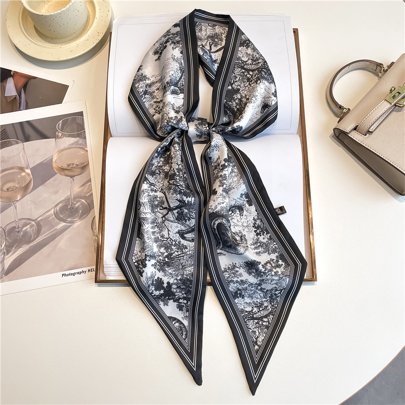 Selendang Panjang Mewah, Ikat  - Silk Neck Scarf ulasan dan harga