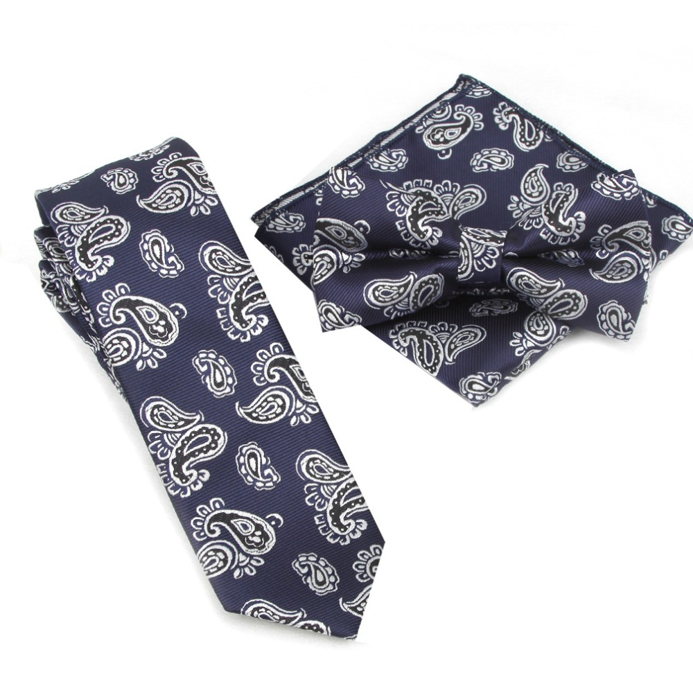 Set Dasi Kupu-kupu Tipis Motif - Skinny Tie Men ulasan dan harga