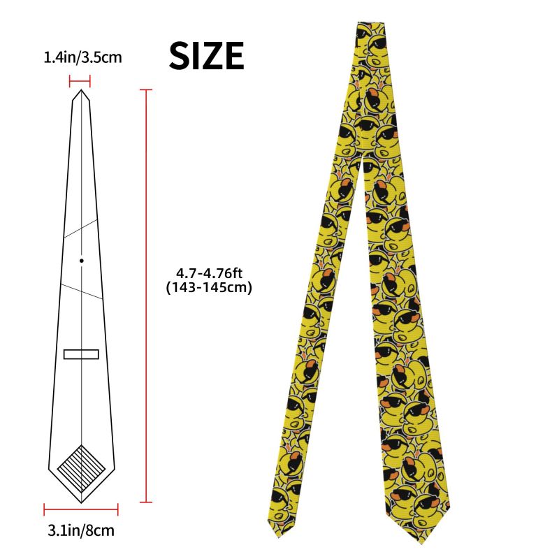 Dasi Karet Lucu Motif Bebek Ku - Skinny Tie Men ulasan dan harga