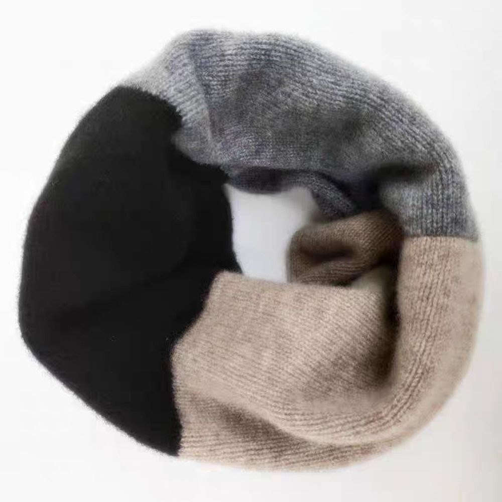 Syal Rajut Warna Gradasi Lembu - Infinity Scarf Knit ulasan dan harga