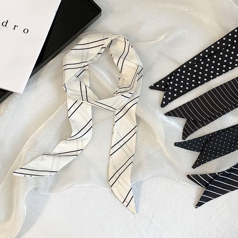 Syal sutra bergaris baru musim - Silk Tie Striped ulasan dan harga