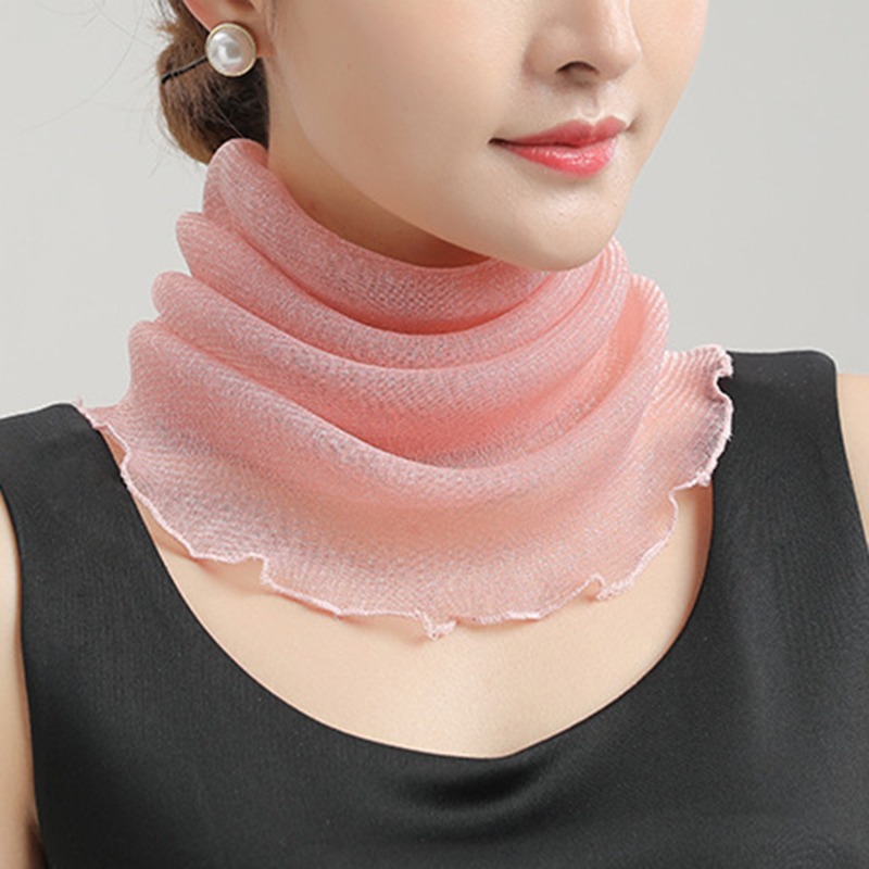 Syal kerah leher sifon musim p - Ascot Neck Scarf ulasan dan harga