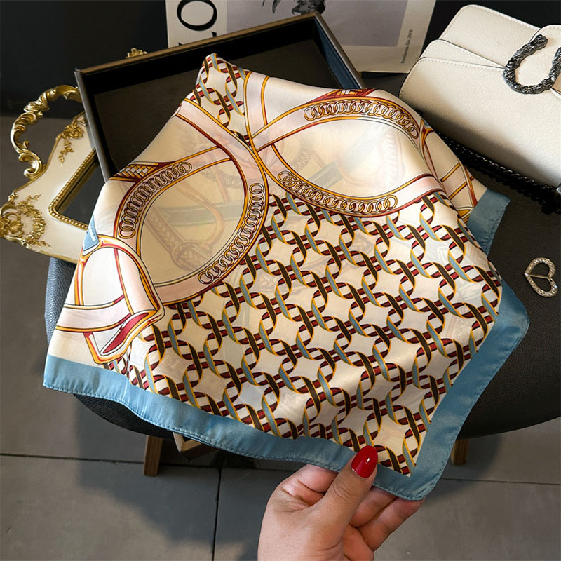 Syal Persegi Wanita Mewah Moti - Silk Neck Scarf ulasan dan harga