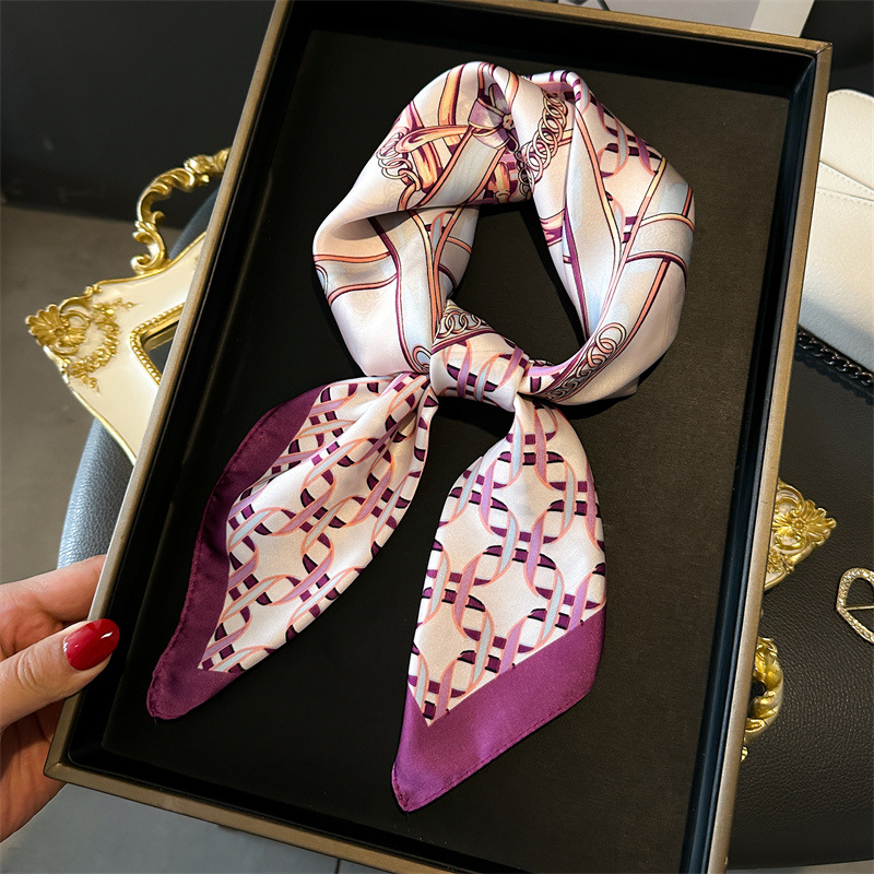 Syal Persegi Wanita Mewah Moti - Silk Neck Scarf ulasan dan harga
